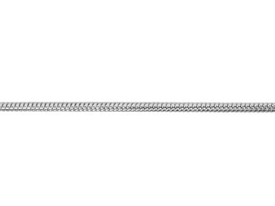 Catena A Serpent 1,1 Mm, 45 Cm, Acciaio Inossidabile - Immagine Standard - 3