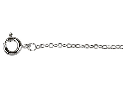 Catena A Maglie Forzate 1,6 Mm, 45 Cm, Acciaio Inossidabile
