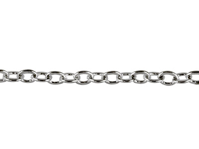 Catena A Maglie Forzate 1,6 Mm, 45 Cm, Acciaio Inossidabile - Immagine Standard - 2