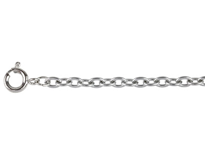 Catena A Maglie Forzate 3,5 Mm, 68 Cm, Acciaio Inossidabile