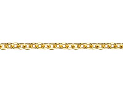 Catena A Maglie Rotonde For\at 1,50mm, 40 Cm, Oro Giallo 18 Kt - Immagine Standard - 3