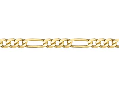 Catena A Maglie Alternate 1/3, 2 Mm, 45 Cm, Oro Giallo 18 Carati - Immagine Standard - 3