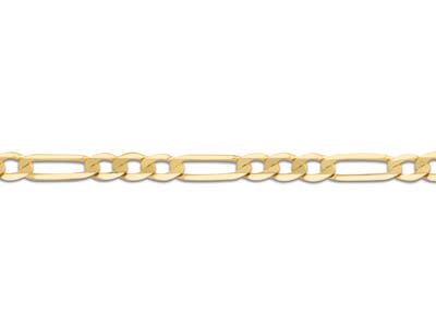 Catena, Maglia Alternata 1/3 Ultra Piatta, 1,6 Mm, 40 Cm, Oro Giallo 18 Ct. - Immagine Standard - 3