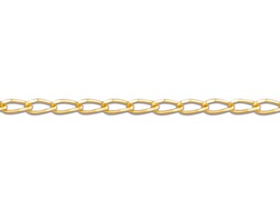 Catena Curb 1,05 Mm, 45 Cm, Oro Giallo 18 Carati - Immagine Standard - 3