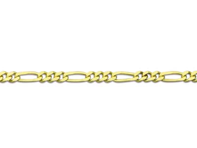 Catena 1/3 Di Maglia, 1,3 Mm, 45 Cm, Oro Giallo 18 Carati - Immagine Standard - 3