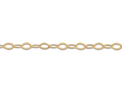 Catena A Maglie For\at Chiara 1,30 Mm, 40 Cm, Oro Giallo 18k - Immagine Standard - 3
