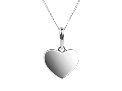 Pendente Grazioso Cuore, Argento 925 - Immagine Standard - 2