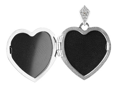 Medaglione Con Apertura A Cuore Conalbero In Filigrana 17 Mm, Argento 925 - Immagine Standard - 2