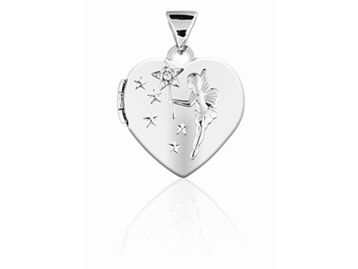Medaglione A Cuore Apribile 15,7 Mm, Argento 925 - Immagine Standard - 1