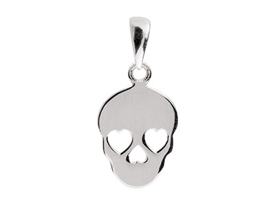 Ciondolo Teschio, Argento 925