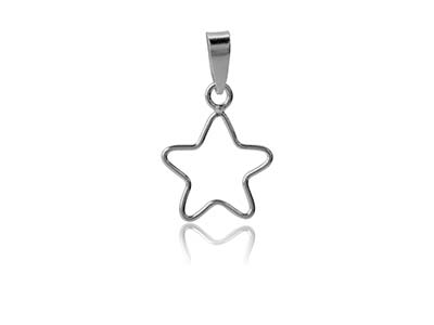 Ciondolo Stella Traforata, Argento 925 - Immagine Standard - 1