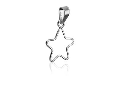 Ciondolo Stella Traforata, Argento 925 - Immagine Standard - 2