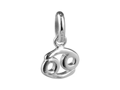 Ciondolo Segno Zodiacale, Cancro, Argento 925