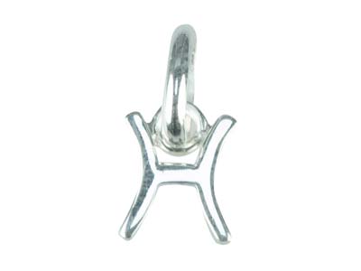 Pendente A Forma Di Segno Zodiacale, Pesci, In Argento 925 - Immagine Standard - 1