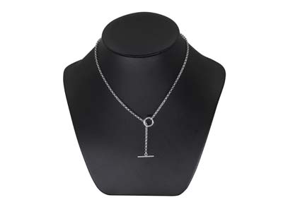 St Sil T-bar Necklet - Immagine Standard - 3