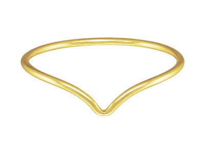 Anello A Zig Zag In Oro Pieno Medium - Immagine Standard - 1