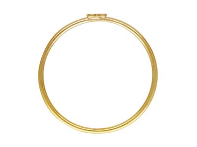 Anello Impilabile Con Motivo A Cuore, Gold Filled, Misura L - Immagine Standard - 2