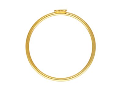 Anello Impilabile Motivo A Cuore In Oro Pieno Small - Immagine Standard - 2