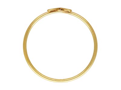 Anello Doppio Cuore, Gold Filled, Misura L 57/58 - Immagine Standard - 2