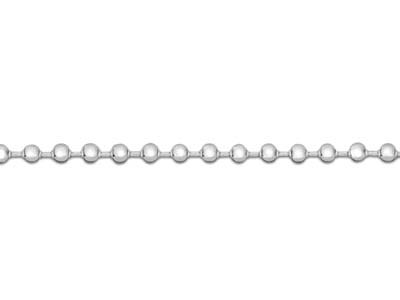 Catena A Palla 1,2 Mm, 50 Cm, Argento 925 - Immagine Standard - 3