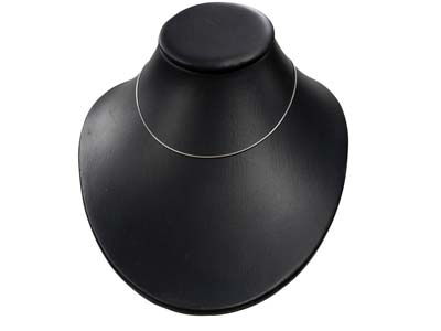 Catena A Serpente Tonda 1 Mm, 40 Cm, Argento 925 - Immagine Standard - 5
