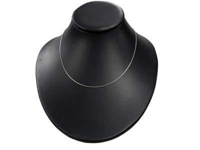 Catena Maglia Serpente Tonda 1 Mm, 45 Cm, Argento 925 - Immagine Standard - 5