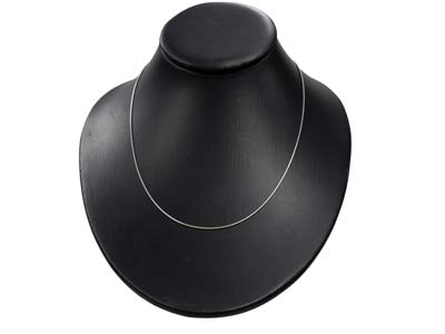 Catena A Maglia Serpente Tonda 1 Mm, 50 Cm, Argento 925 - Immagine Standard - 5