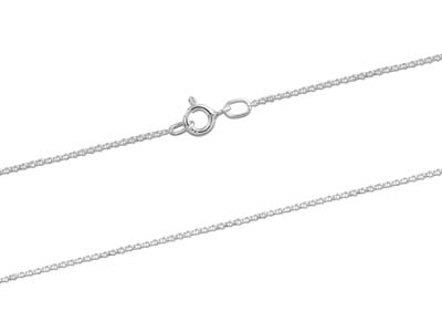 Catena A Maglia Fine Jaseron 1 Mm, 60 Cm, Argento 925 - Immagine Standard - 2