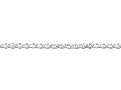Catena A Maglia Fine Jaseron 1 Mm, 60 Cm, Argento 925 - Immagine Standard - 3