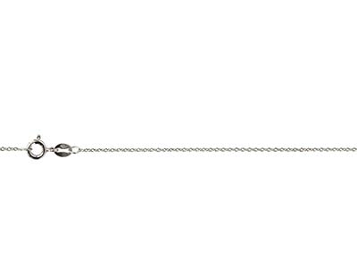 Catena Forzatina 1.2 Mm, 40-45 Cm, Argento 925 Rodiato - Immagine Standard - 3