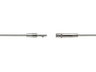 Collana Cavo Da 1,5 MM 45 Cm, Argento 925 - Immagine Standard - 2