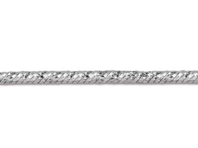 Catena A Maglia Serpente Diamantatafantasia 1,5 Mm, 45 Cm, Argento 92 5 Autenticità - Immagine Standard - 3