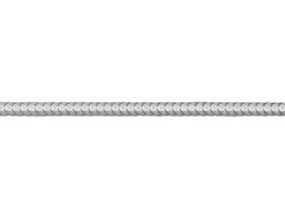 Catena A Coda Di Topo Con Taglio A Diamante A Sezione Rotonda, 1,2 Mm/45 Cm, Argento 925 - Immagine Standard - 3