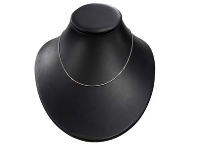 Catena A Maglia Serpente Diamantatatonda 1,2 Mm, 45 Cm, Argento 925 - Immagine Standard - 5