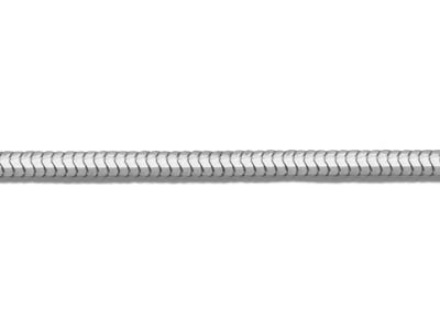 Catena A Maglia Serpente Diamantata1,6 Mm, 50 Cm, Argento 925 - Immagine Standard - 3