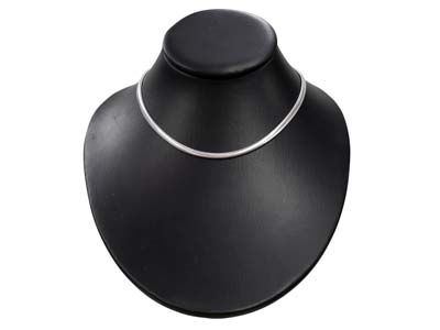 Catena A Serpente Piatto 4,2 X 1,8 Mm, 40 Cm, Argento 925 - Immagine Standard - 5