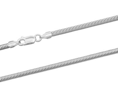 Bracciale Catena Serpente 3 Mm, 18 Cm, Argento 925 - Immagine Standard - 2