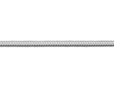 Catena Maglia Serpente Quadrato 1,2mm, 40 Cm, Argento 925 - Immagine Standard - 3