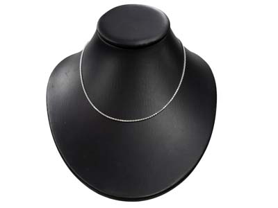 Catena A Maglia Diamantata Palma 1,5 Mm, 45 Cm, Argento 925 925 - Immagine Standard - 5
