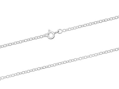 Catena A Maglie Forzate 1,7 Mm, 66 Cm, Argento 925 - Immagine Standard - 2