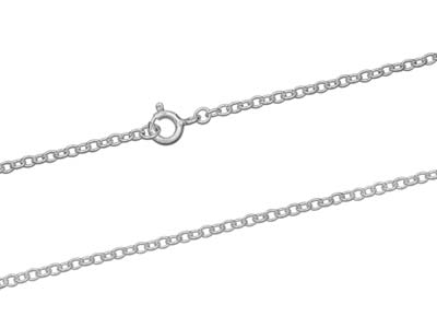 Catena A Maglie For\at 1,9 Mm, 45 Cm, Argento 925 - Immagine Standard - 2