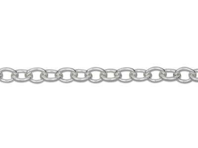 Catena A Maglie For\at 1,9 Mm, 45 Cm, Argento 925 - Immagine Standard - 3