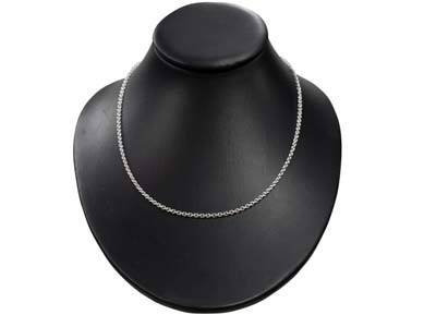 Catena For\at Maglie Da 3 Mm, 50 Cm, Argento 925 - Immagine Standard - 5