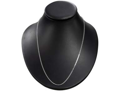Catena A Maglie Forzatina Diamante 1,5 Mm, 60 Cm, Argento 925 - Immagine Standard - 5