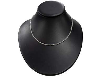 Catena Maglia Jaseron Taglio A Diamante Quadrato 2,30 Mm, 45 Cm, Argento 925 - Immagine Standard - 5