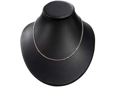 Catena Maglia Jaseron Taglio Diamante Quadrato 2,3 Mm, 50 Cm, Argento 925 - Immagine Standard - 5