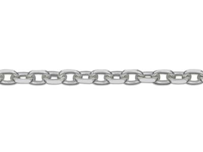 Catena Maglia Jaseron Diamantata Quadrata 1,9 Mm, 40 Cm, Argento 925 - Immagine Standard - 3