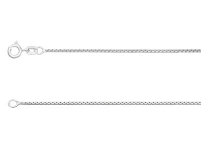 Catena Maglia Veneziana MM 1,3, Cm 40, In Argento 925 Con Trattamento Antiossidante