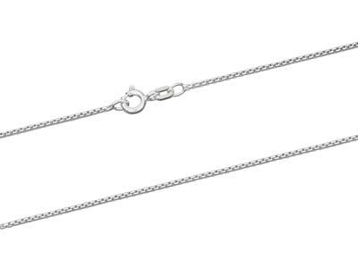 Catena Maglia Veneziana MM 1,3, Cm 40, In Argento 925 Con Trattamento Antiossidante - Immagine Standard - 2