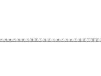 Catena Maglia Veneziana Diamantata A Specchio MM 0,7, Cm 45, Argento 925 45 Cm, Argento 925 - Immagine Standard - 3